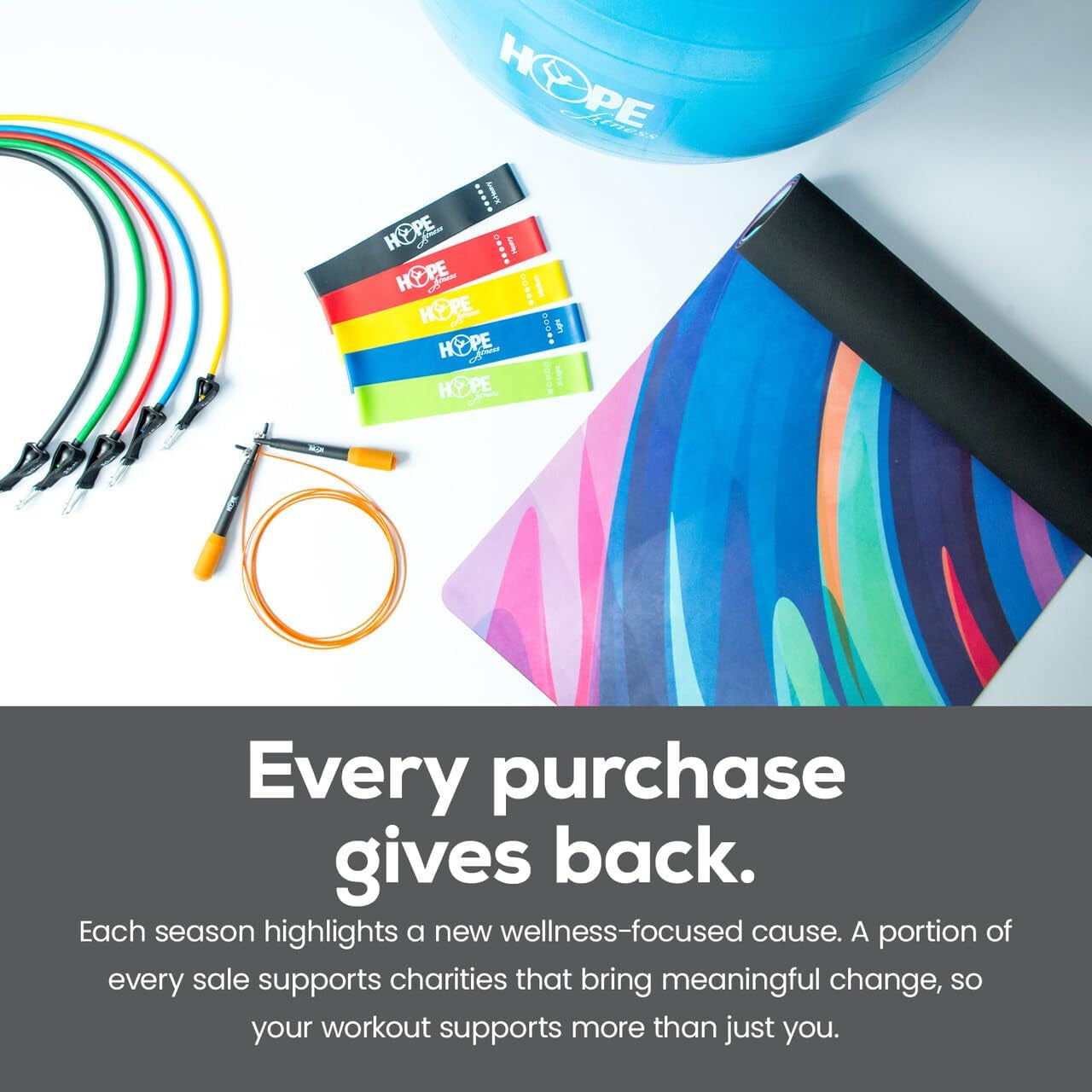 Mini Resistance Bands Set, 5 Varied Bands