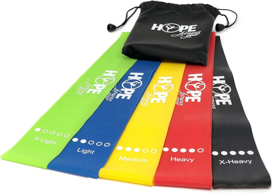 Mini Resistance Bands Set, 5 Varied Bands